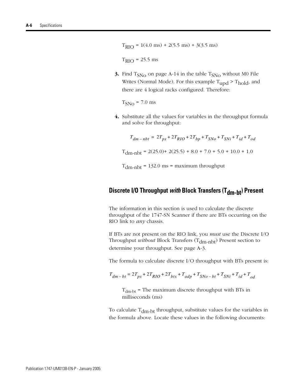 Rockwell Automation 1747-SN Remote I/O Scanner User Manual | Page 102 / 171