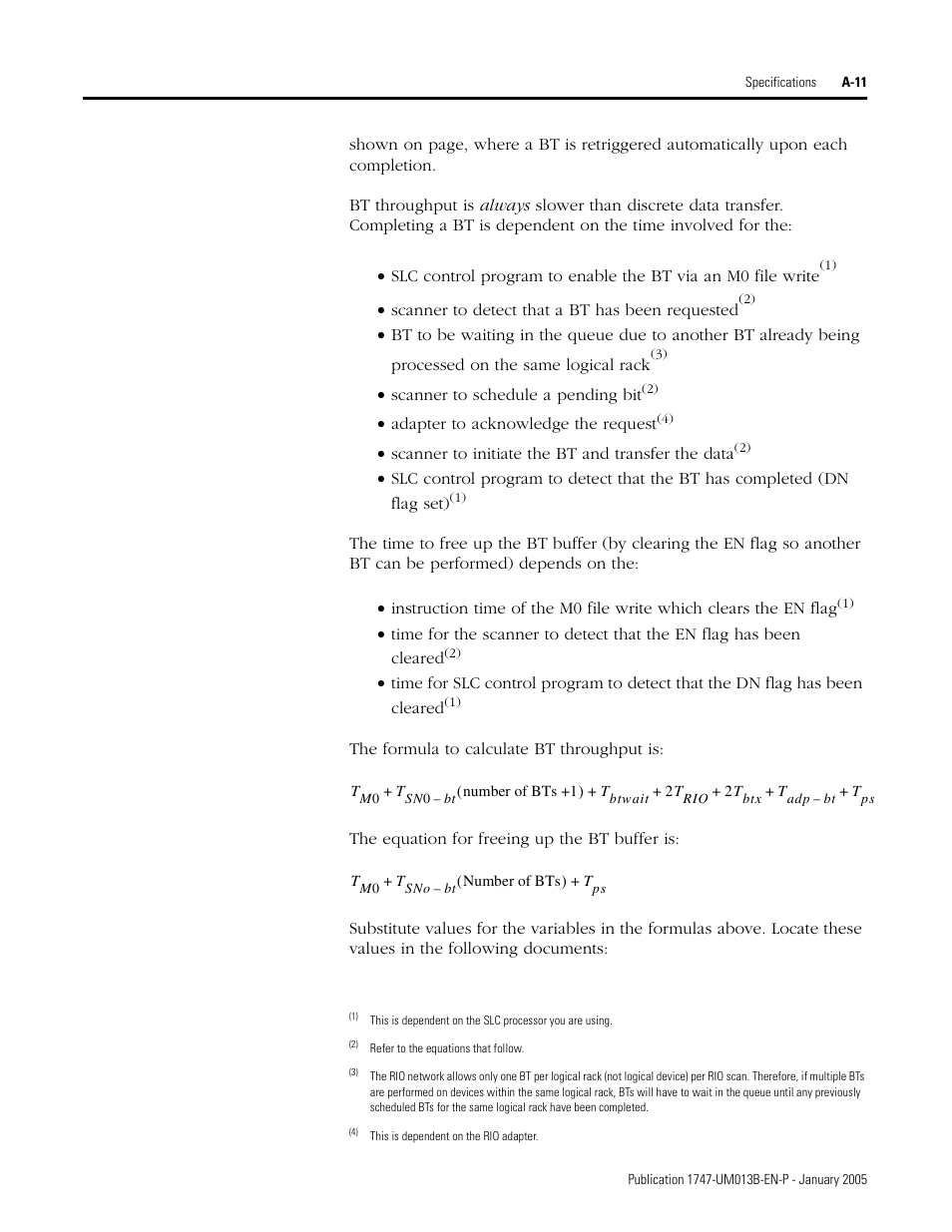 Rockwell Automation 1747-SN Remote I/O Scanner User Manual | Page 107 / 171