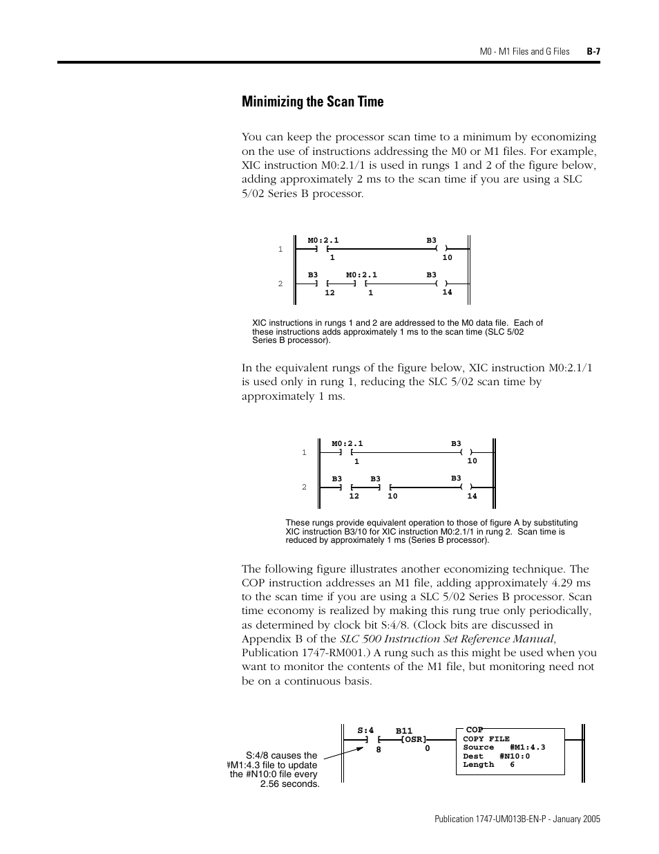 Minimizing the scan time | Rockwell Automation 1747-SN Remote I/O Scanner User Manual | Page 119 / 171