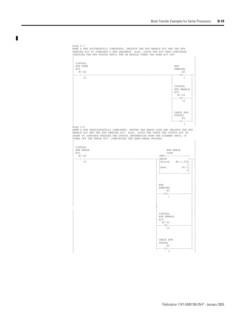 Rockwell Automation 1747-SN Remote I/O Scanner User Manual | Page 147 / 171