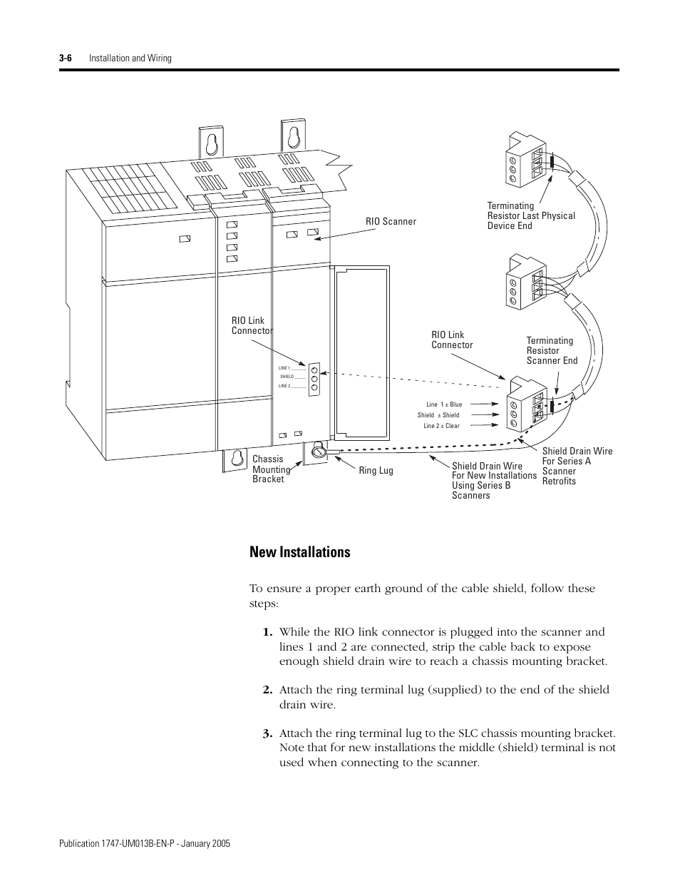 New installations -6, New installations | Rockwell Automation 1747-SN Remote I/O Scanner User Manual | Page 40 / 171