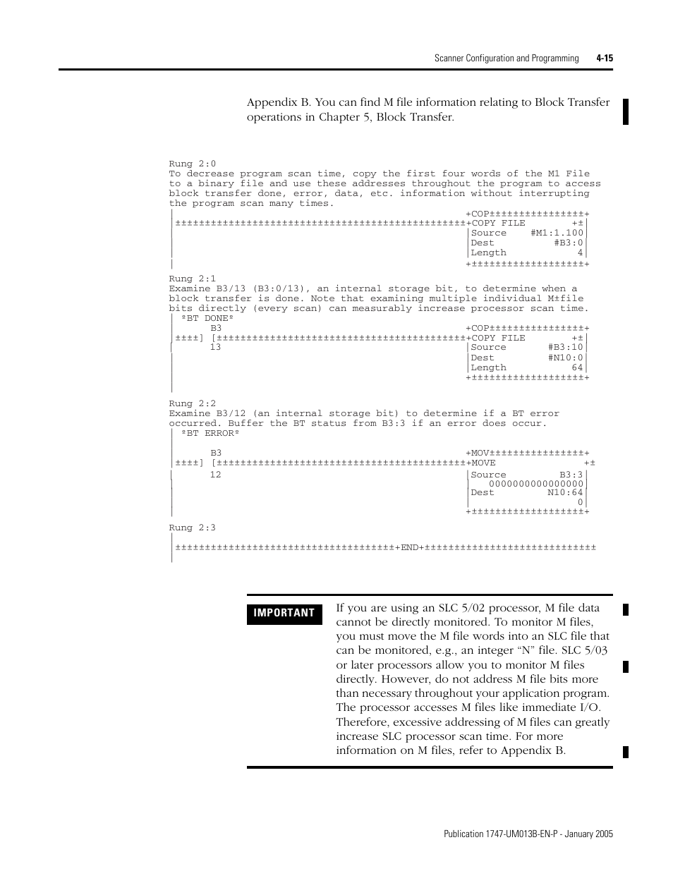 Rockwell Automation 1747-SN Remote I/O Scanner User Manual | Page 59 / 171