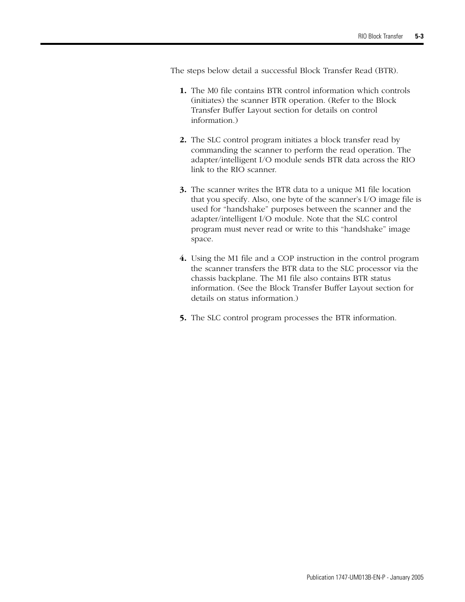 Rockwell Automation 1747-SN Remote I/O Scanner User Manual | Page 81 / 171