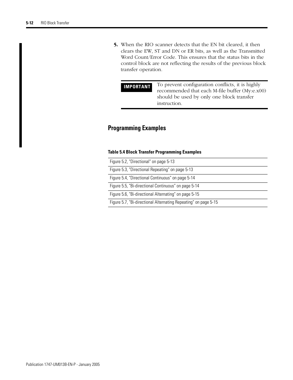 Programming examples -12, Programming examples | Rockwell Automation 1747-SN Remote I/O Scanner User Manual | Page 90 / 171