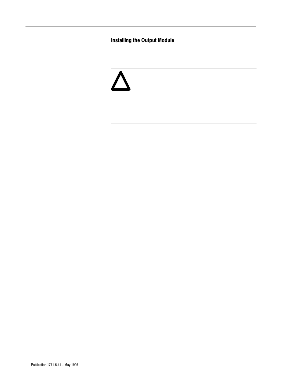 Rockwell Automation 1771-OND INSTL.INSTR AC (24V) OUTPT.MOD User Manual | Page 4 / 12