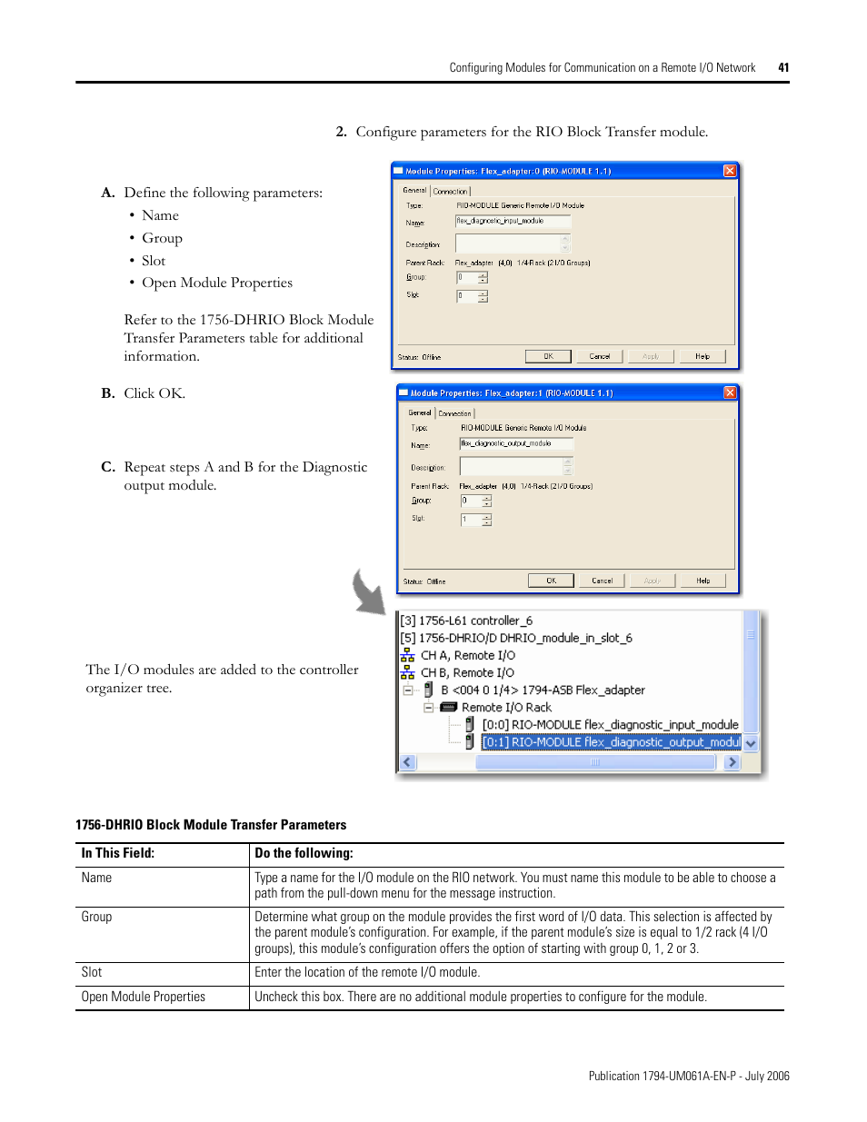 Rockwell Automation 1794-OB16D FLEX I/O Diagnostic Modules User Manual User Manual | Page 43 / 132