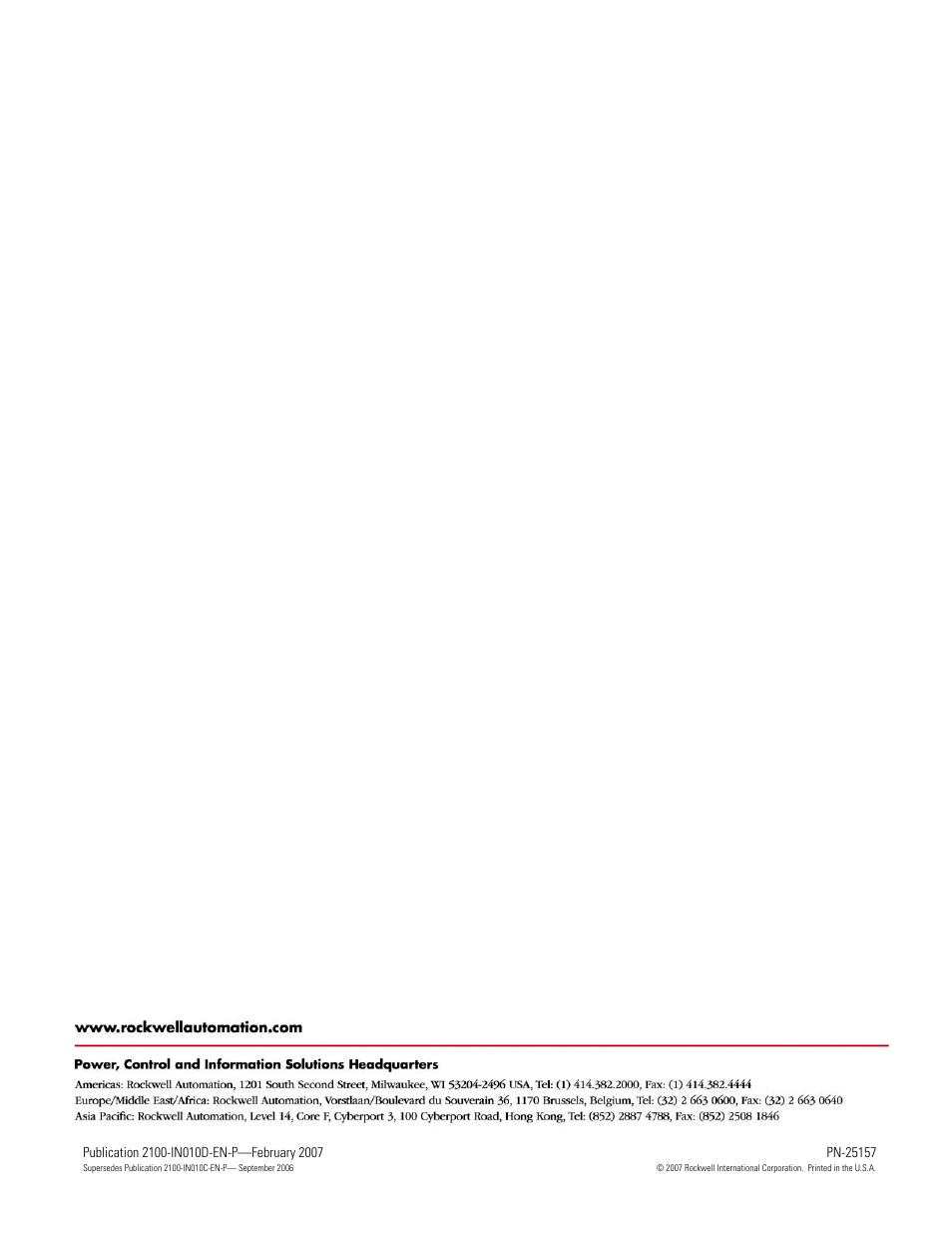 Rockwell Automation 2100 CENTERLINE MCC Joining Splicing Vertical Sections User Manual | Page 16 / 16