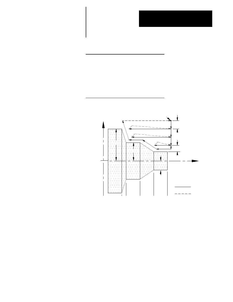 G73 tool paths, case 2 | Rockwell Automation 8520 9/Series CNC Lathe User Manual | Page 575 / 880