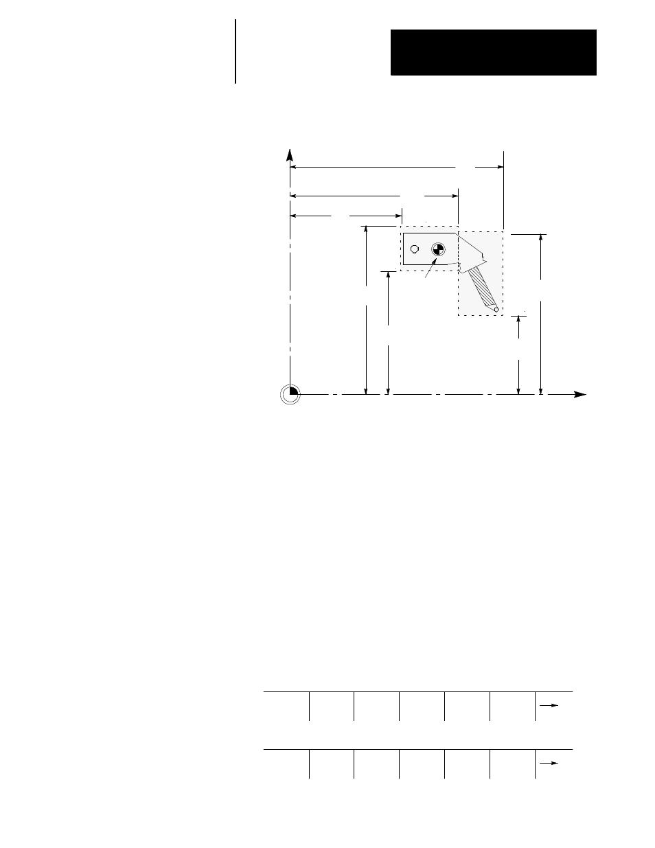 4 backing up interference tables | Rockwell Automation 8520 9/Series CNC Lathe User Manual | Page 769 / 880