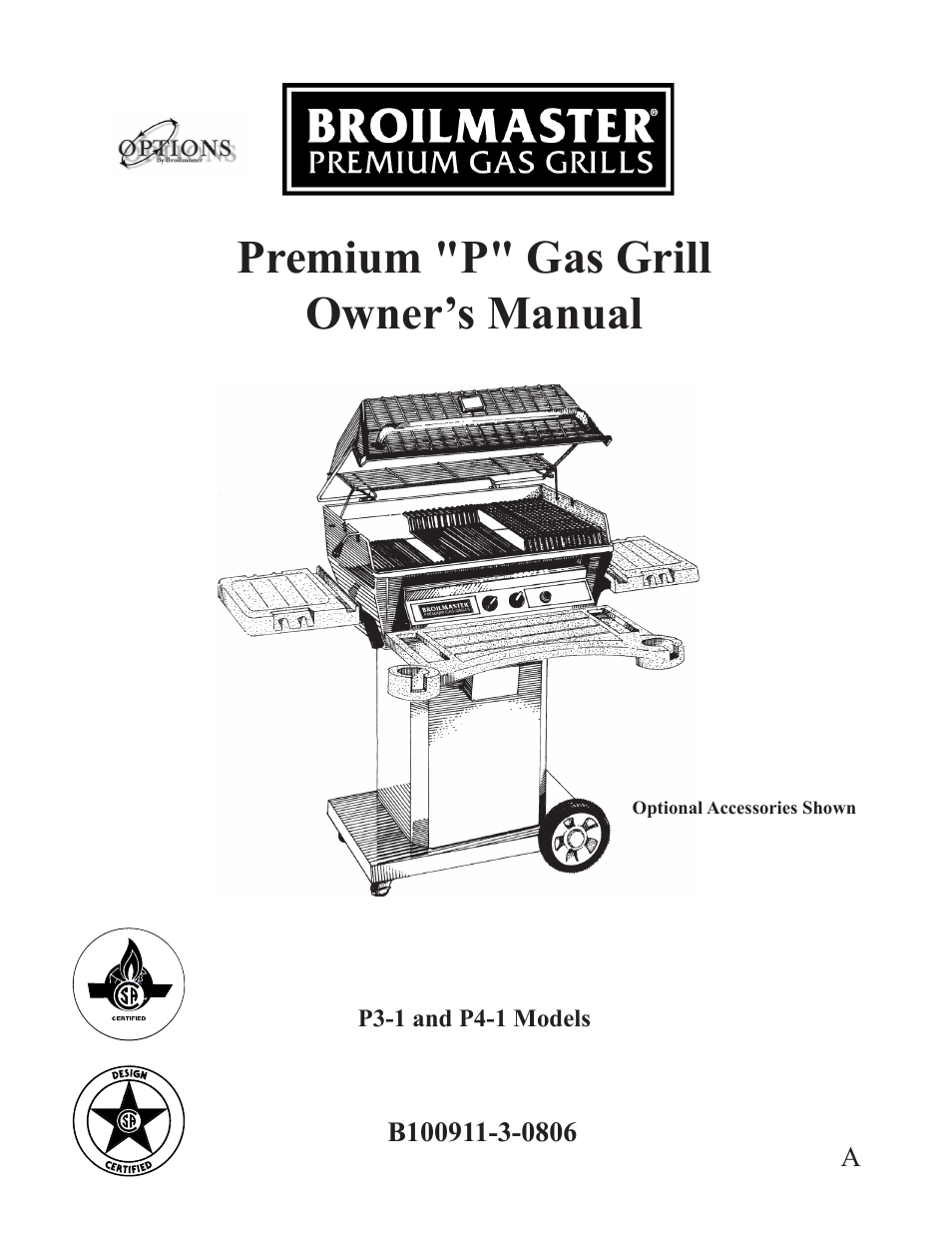 Broilmaster P3-1 User Manual | 28 pages