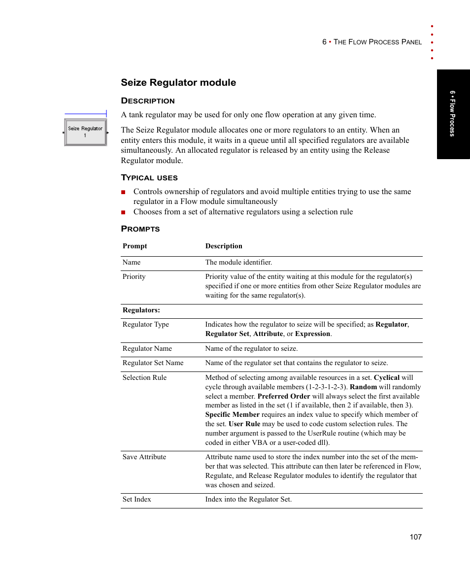 Seize regulator module | Rockwell Automation Arena Users Guide User Manual | Page 115 / 152