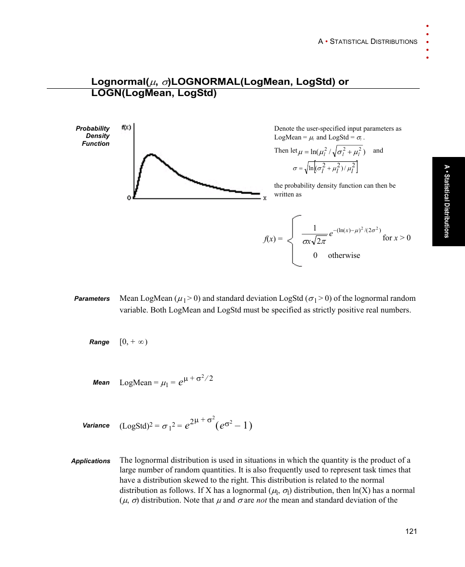 Lognormal | Rockwell Automation Arena Users Guide User Manual | Page 129 / 152