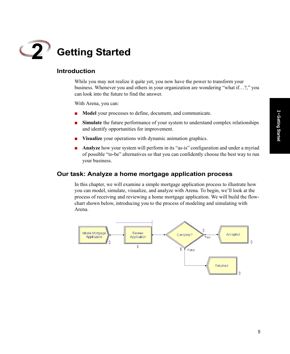 Getting started, Introduction | Rockwell Automation Arena Users Guide User Manual | Page 13 / 152