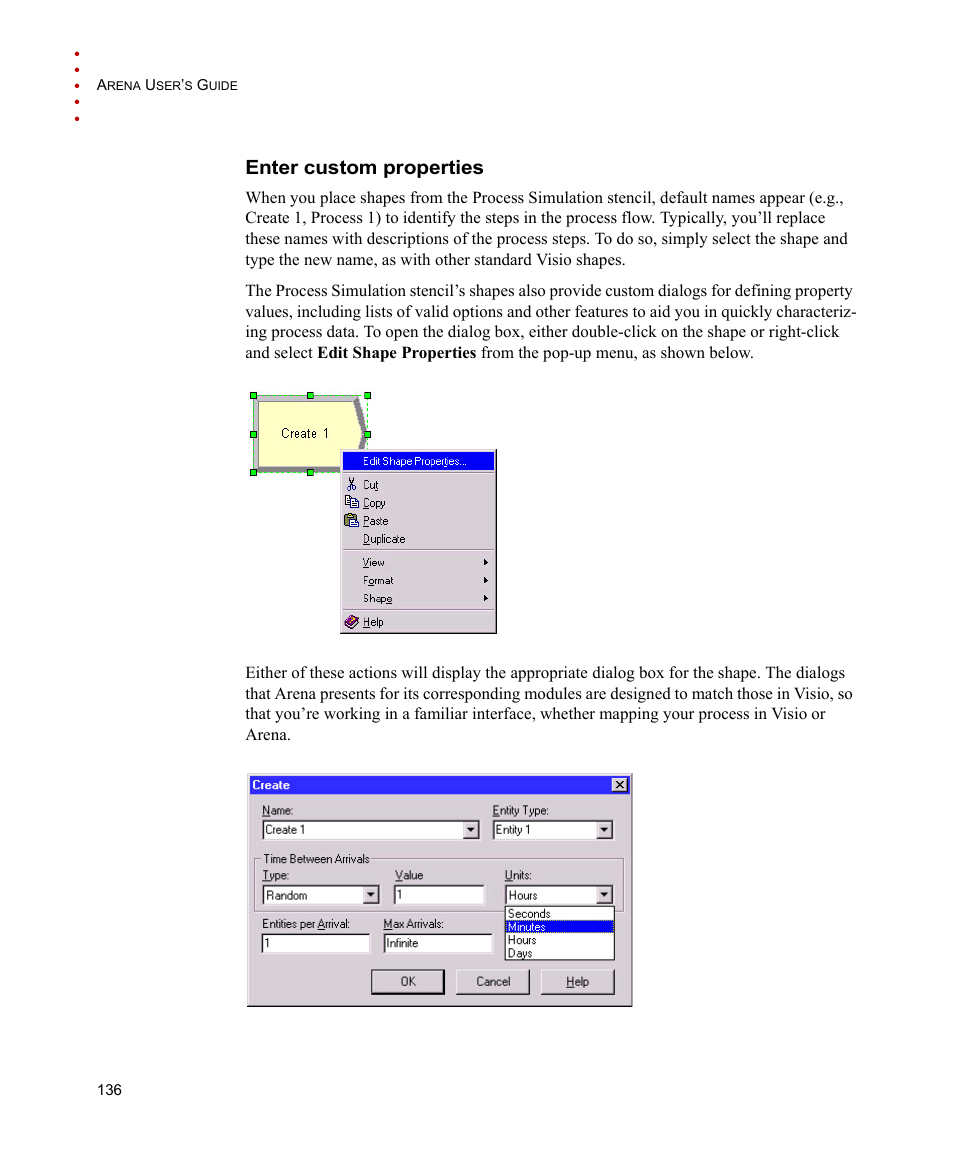 Enter custom properties | Rockwell Automation Arena Users Guide User Manual | Page 144 / 152