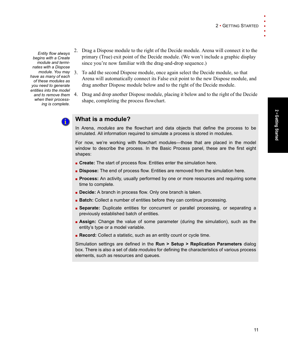 What is a module | Rockwell Automation Arena Users Guide User Manual | Page 19 / 152