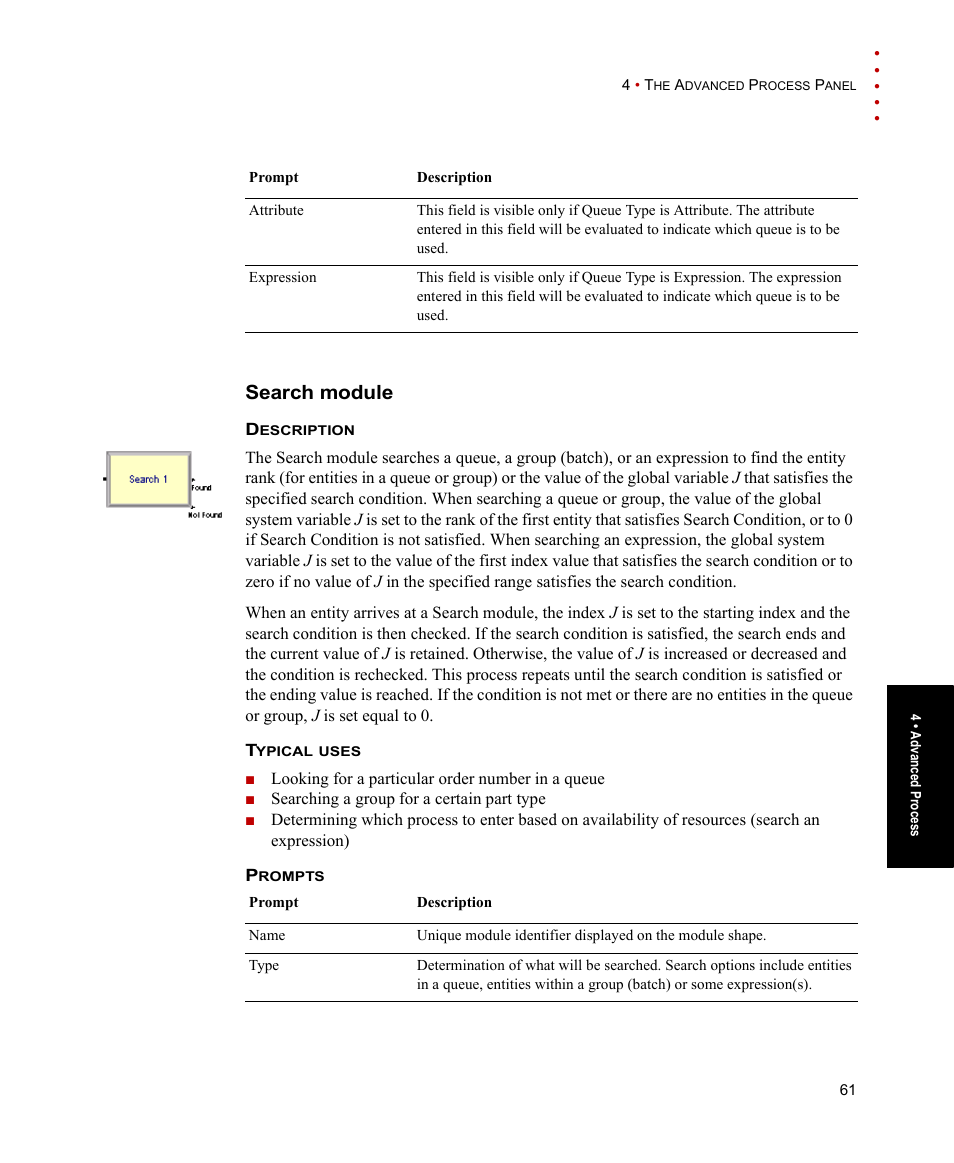 Search module | Rockwell Automation Arena Users Guide User Manual | Page 69 / 152