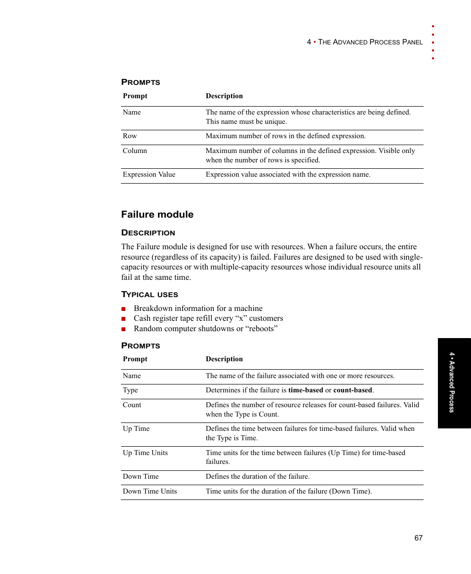 Failure module | Rockwell Automation Arena Users Guide User Manual | Page 75 / 152