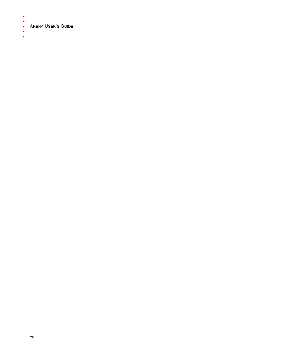 Rockwell Automation Arena Users Guide User Manual | Page 8 / 152