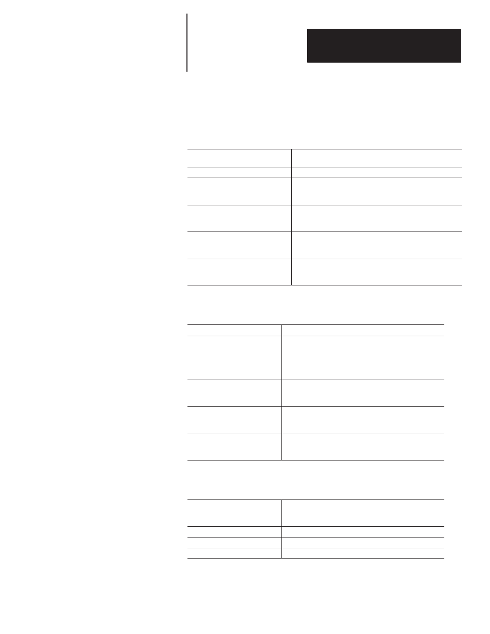 9 - specifications, Specifications | Rockwell Automation 2706-F11J_F11JC_F21J_F21JC DL50 INSTALLATION MANUAL User Manual | Page 105 / 135