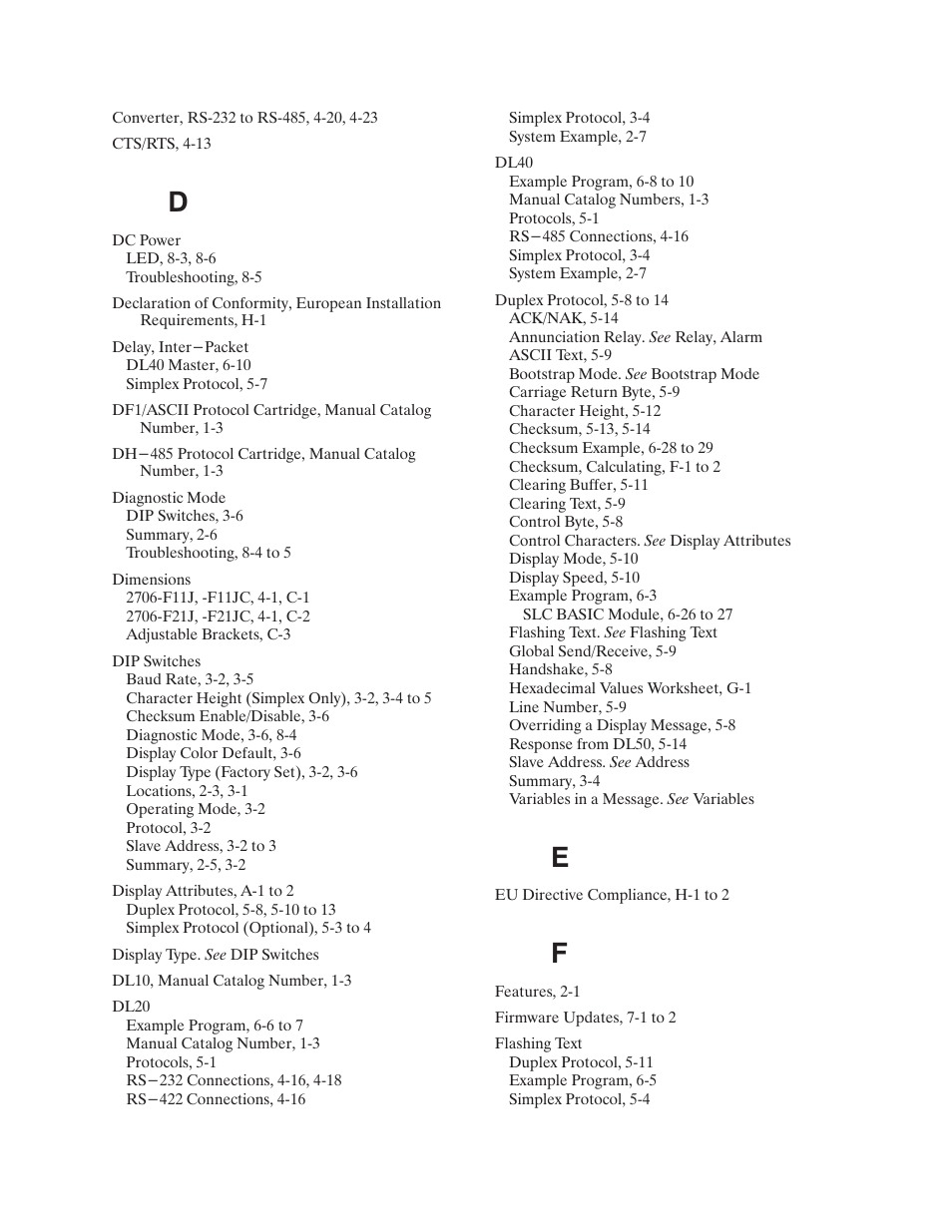 Rockwell Automation 2706-F11J_F11JC_F21J_F21JC DL50 INSTALLATION MANUAL User Manual | Page 130 / 135