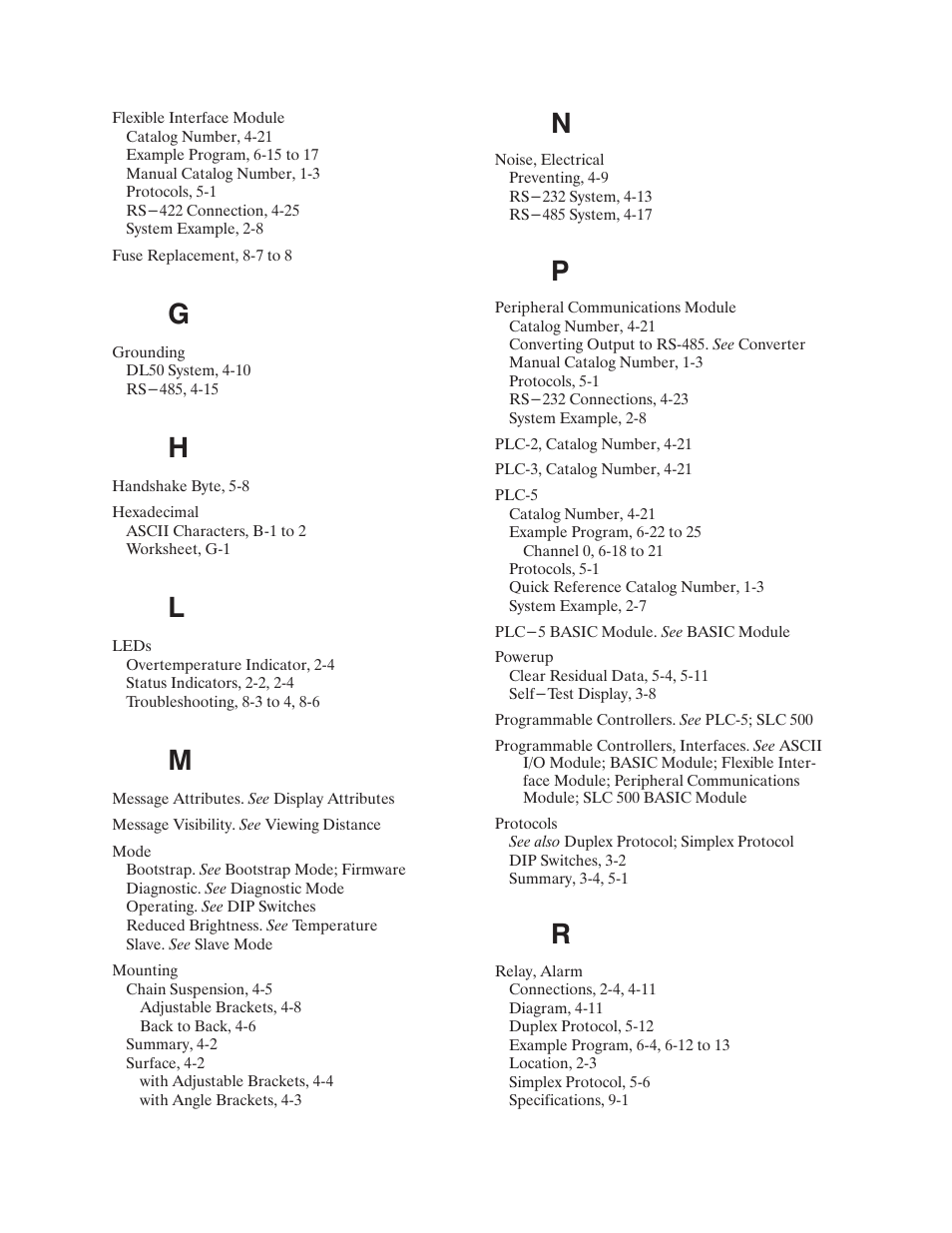 Rockwell Automation 2706-F11J_F11JC_F21J_F21JC DL50 INSTALLATION MANUAL User Manual | Page 131 / 135