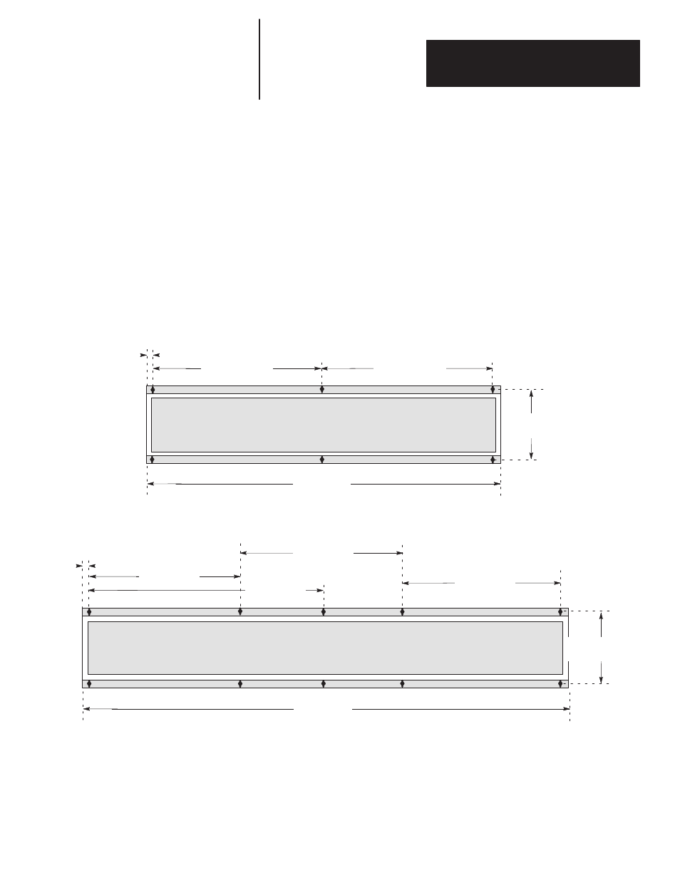 4 - installing the dl50, Chapter objectives, Mounting dimensions | Installing the dl50 | Rockwell Automation 2706-F11J_F11JC_F21J_F21JC DL50 INSTALLATION MANUAL User Manual | Page 26 / 135