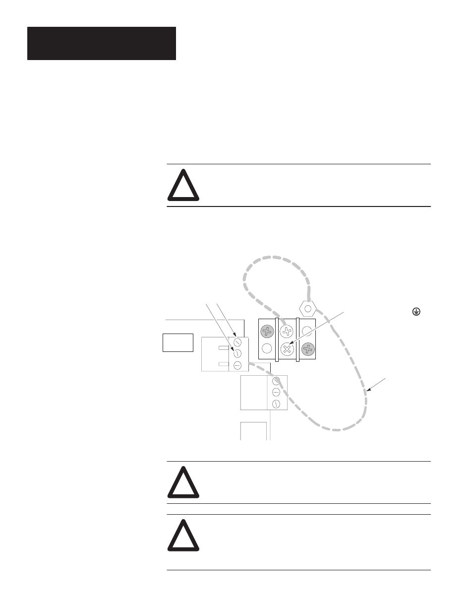 Grounding recommendations, Connecting power | Rockwell Automation 2706-F11J_F11JC_F21J_F21JC DL50 INSTALLATION MANUAL User Manual | Page 35 / 135