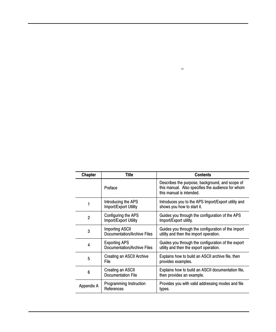 Who should use this manual, Purpose of this manual, Preface | Contents of this manual | Rockwell Automation 9323-PA2E APS SLC 500 Import/Export Utility User Manual User Manual | Page 3 / 110