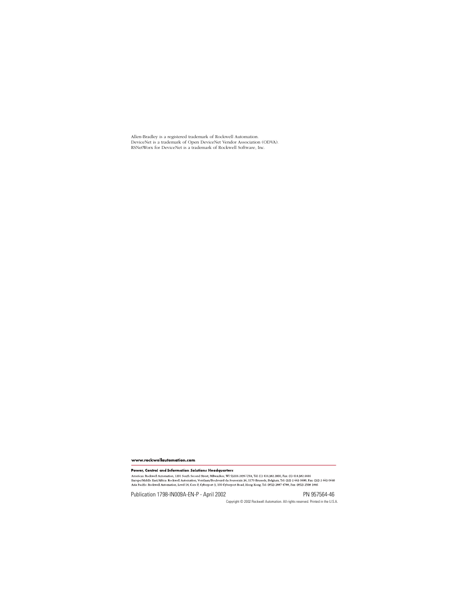 Back cover | Rockwell Automation 1798-OE2 FlexArmor Analog Output Module User Manual | Page 8 / 8