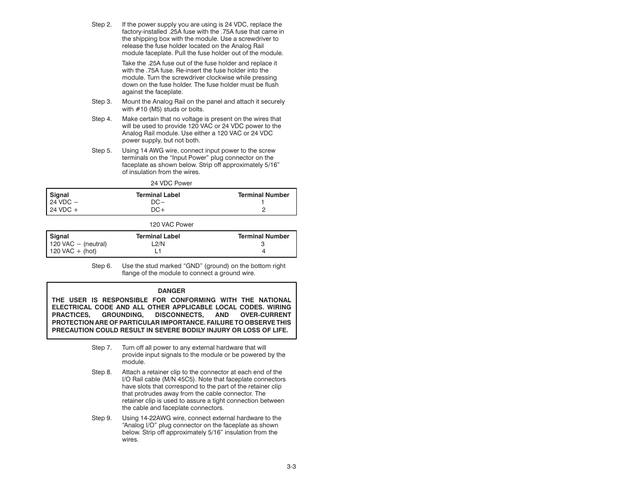 Rockwell Automation 61C350 2-In/2-Out 0-10 Volt Analog Rail Module User Manual | Page 17 / 48