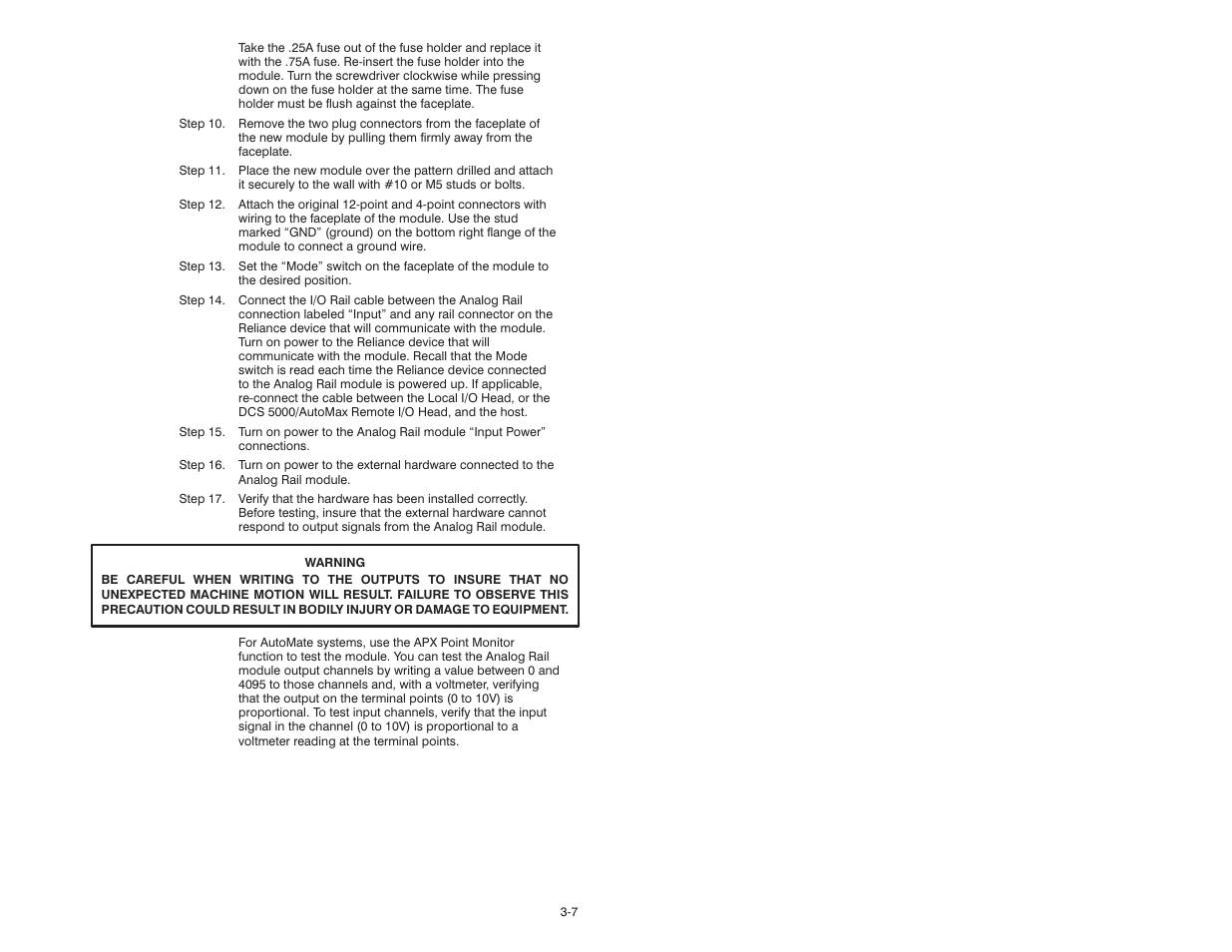 Rockwell Automation 61C350 2-In/2-Out 0-10 Volt Analog Rail Module User Manual | Page 21 / 48