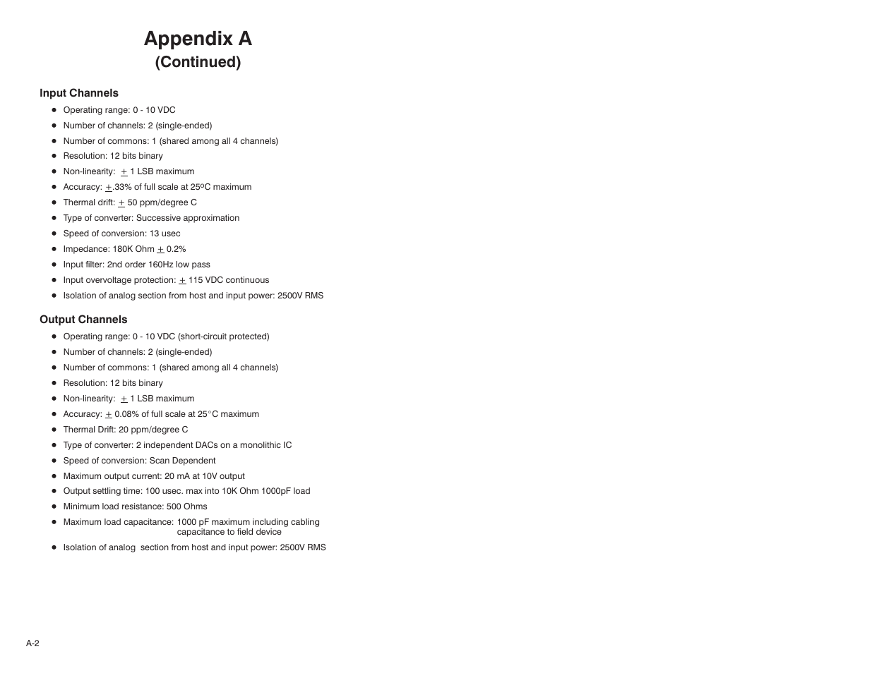 Appendix a, Continued) | Rockwell Automation 61C350 2-In/2-Out 0-10 Volt Analog Rail Module User Manual | Page 40 / 48