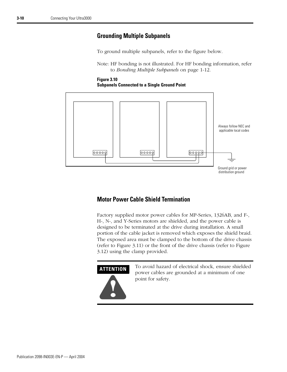 Rockwell Automation 2090 Ultra3000 Installation Manual User Manual | Page 106 / 194