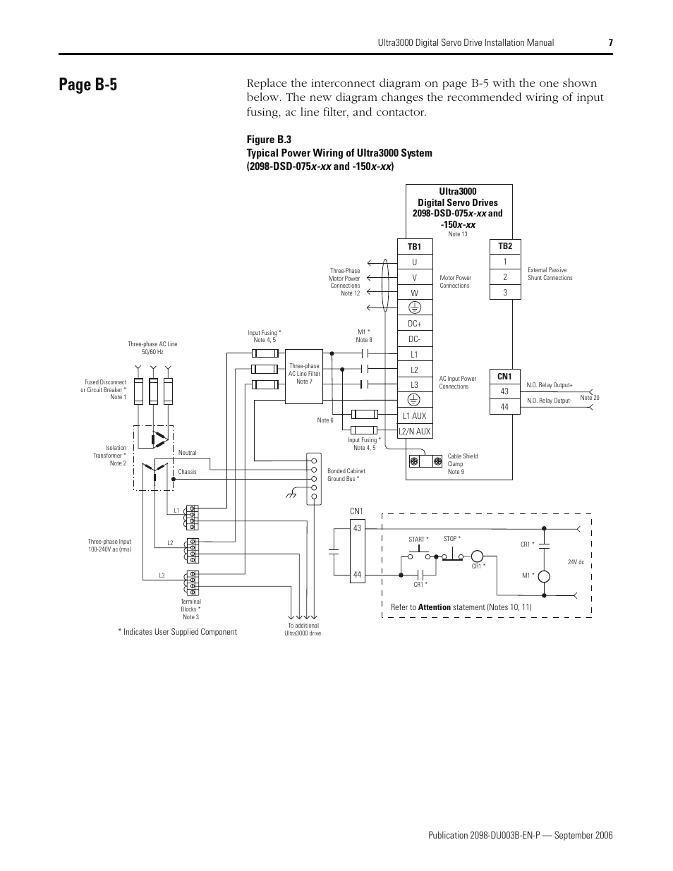 Page b-5 | Rockwell Automation 2090 Ultra3000 Installation Manual User Manual | Page 11 / 194