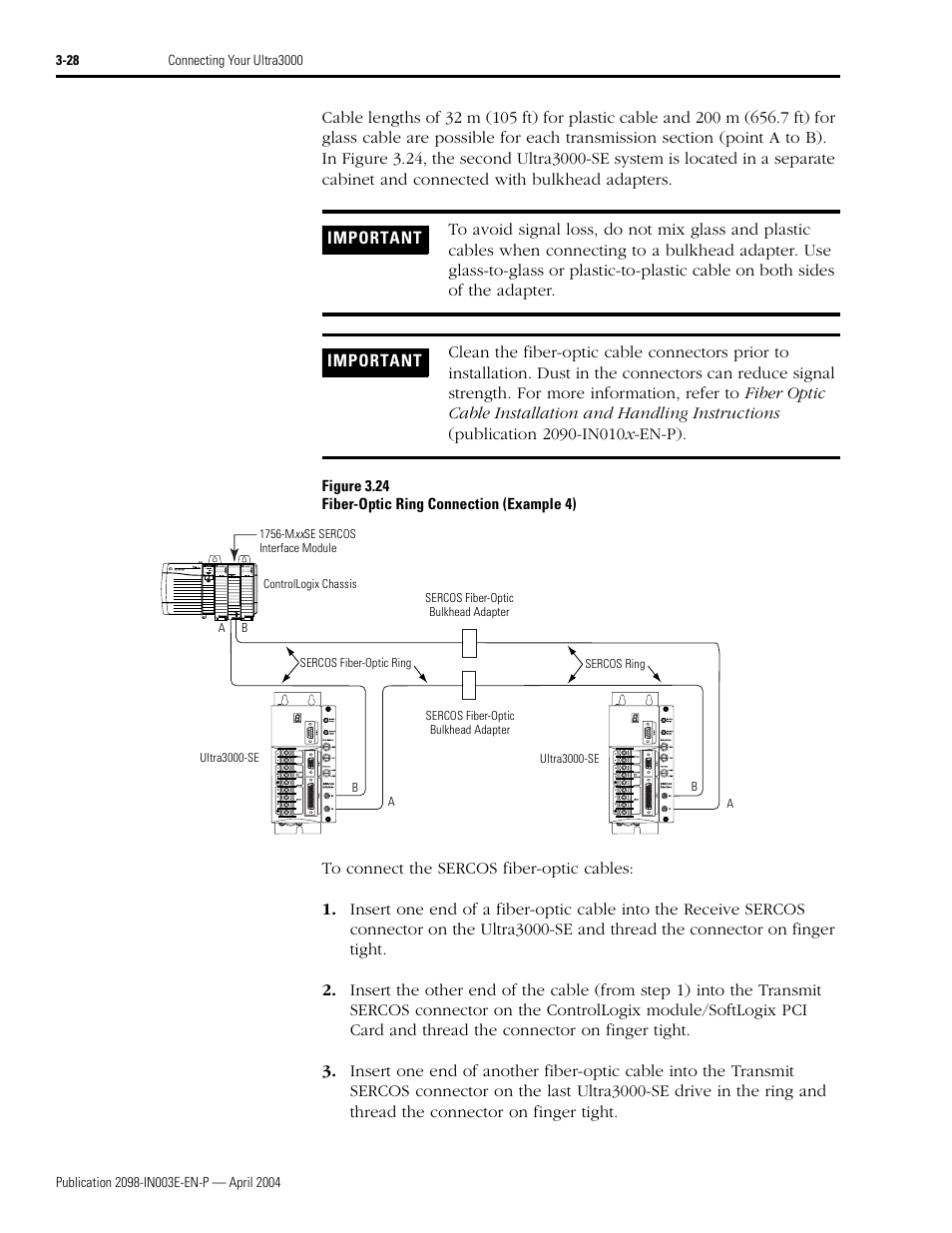 Rockwell Automation 2090 Ultra3000 Installation Manual User Manual | Page 124 / 194