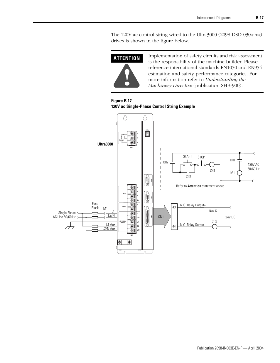 Attention, Ultra3000 | Rockwell Automation 2090 Ultra3000 Installation Manual User Manual | Page 171 / 194