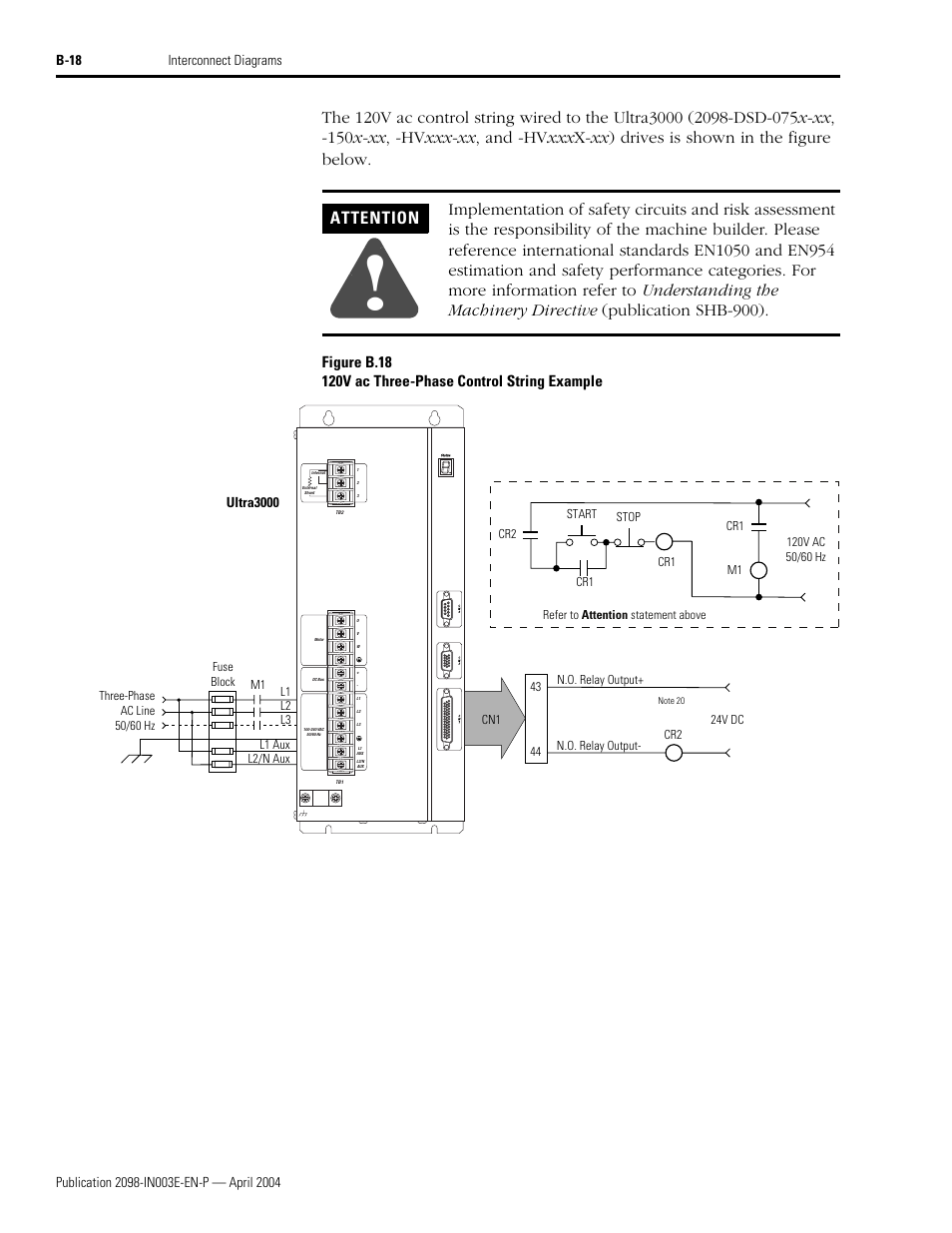 Attention, Ultra3000 | Rockwell Automation 2090 Ultra3000 Installation Manual User Manual | Page 172 / 194