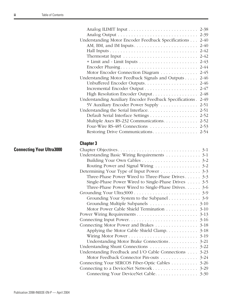 Rockwell Automation 2090 Ultra3000 Installation Manual User Manual | Page 18 / 194