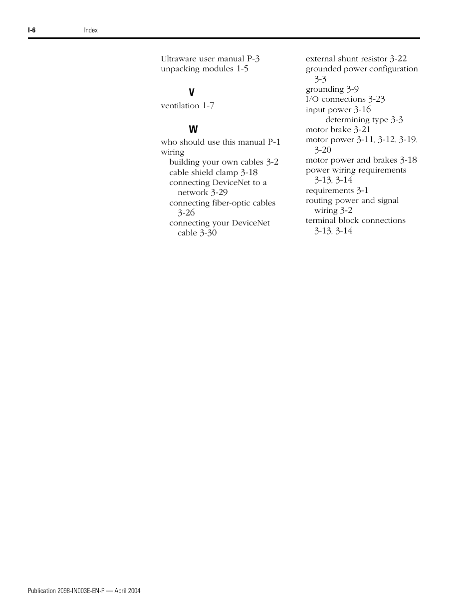 Rockwell Automation 2090 Ultra3000 Installation Manual User Manual | Page 192 / 194