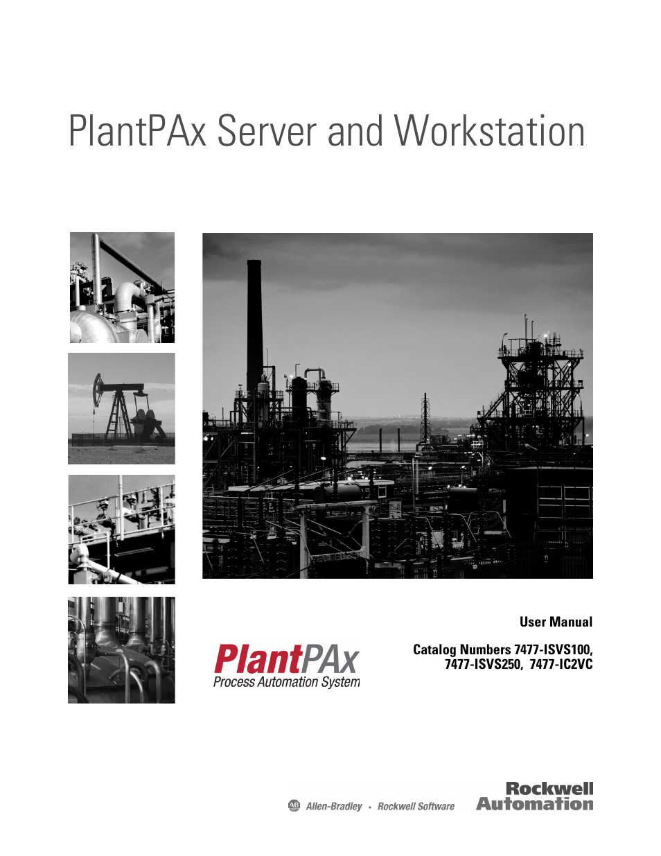 Rockwell Automation 7477-IC2VC PlantPAx Server and Workstation Bundles User Manual User Manual | 35 pages