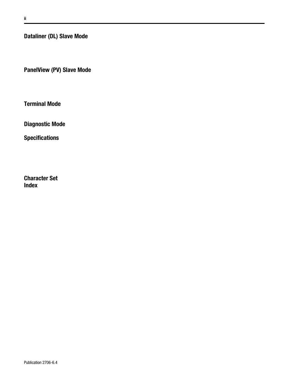 Rockwell Automation 2706-D11JS_D21JS Dataliner DL5 Slave Displays User Manual | Page 4 / 49