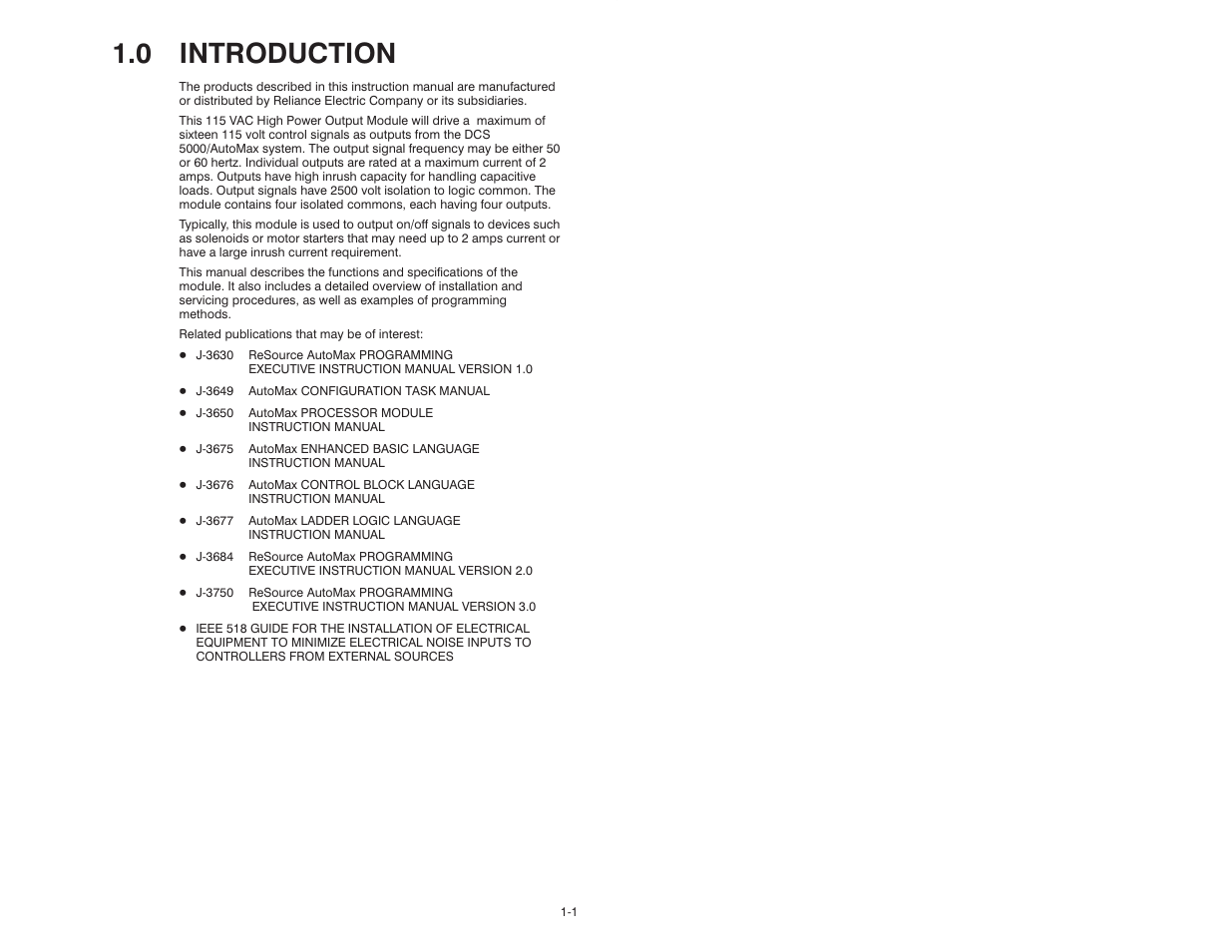 0 introduction | Rockwell Automation 57C403 115VAC High Power Output Module User Manual | Page 7 / 36