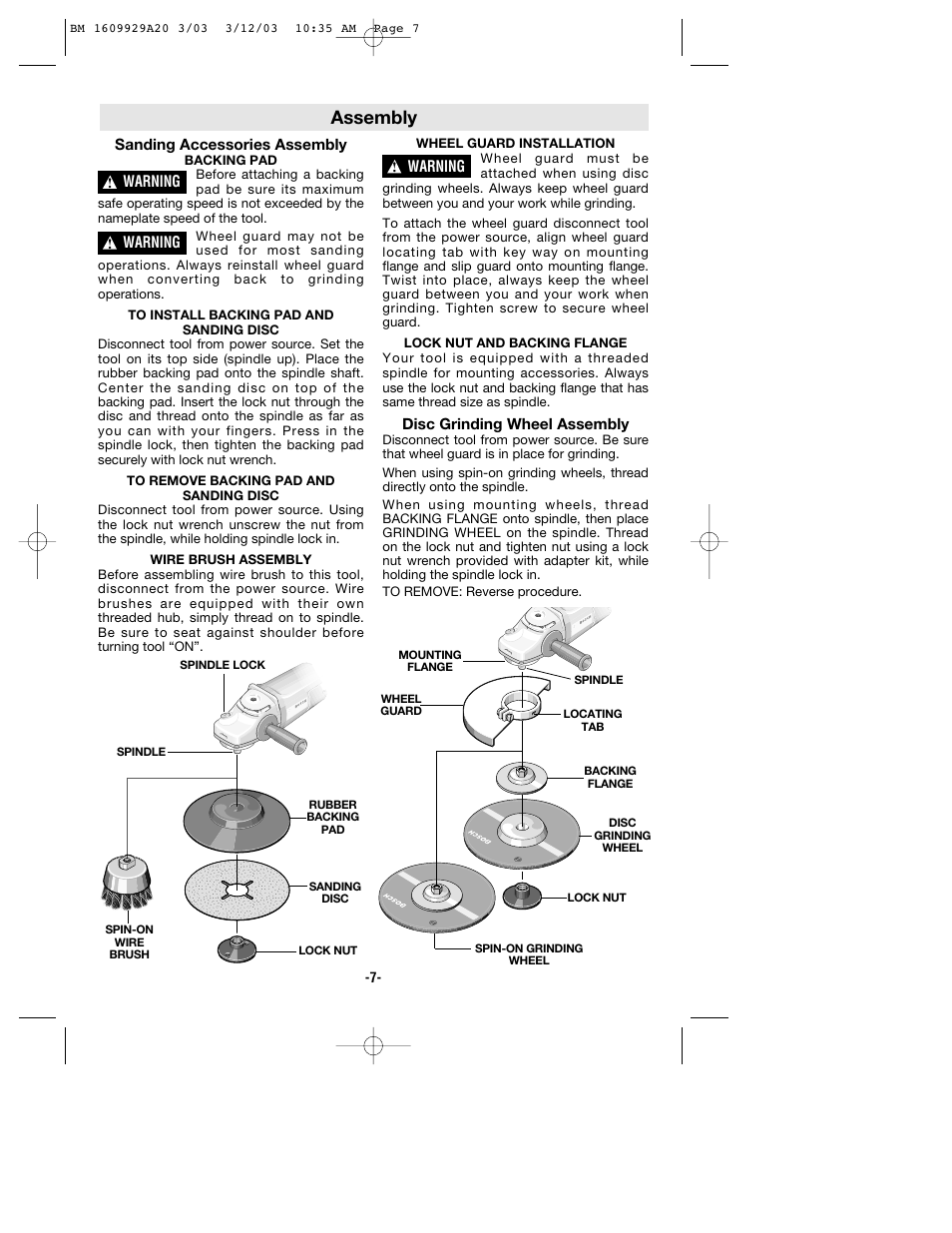 Assembly | Bosch 1752 User Manual | Page 7 / 32