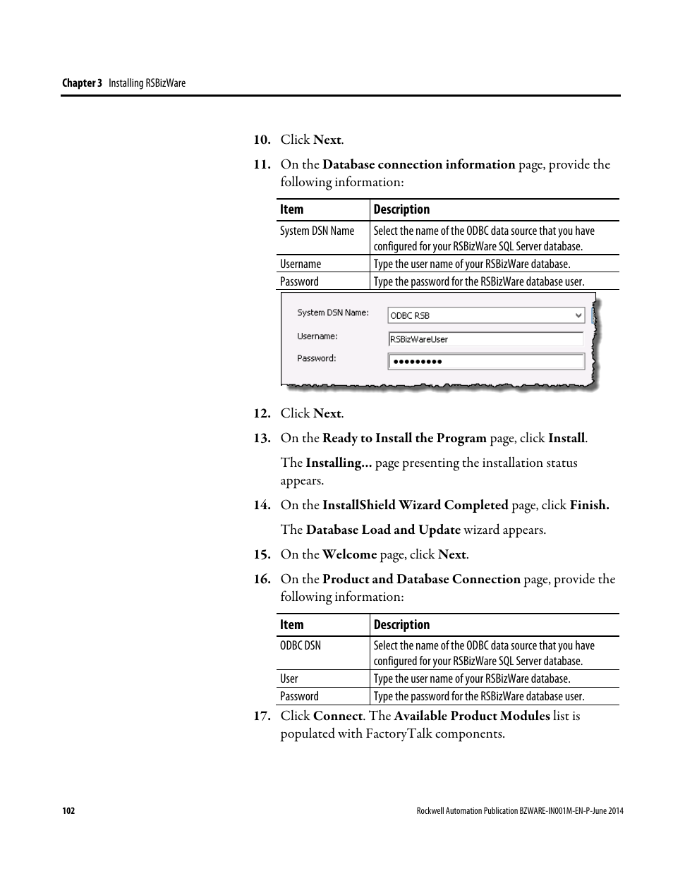 Rockwell Automation RSBizWare Administration Guide User Manual | Page 102 / 312