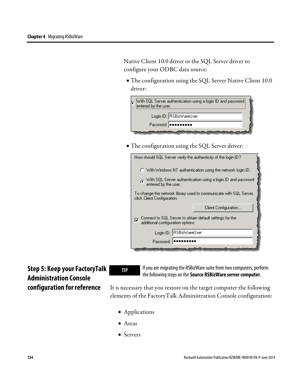 E 124) | Rockwell Automation RSBizWare Administration Guide User Manual | Page 124 / 312