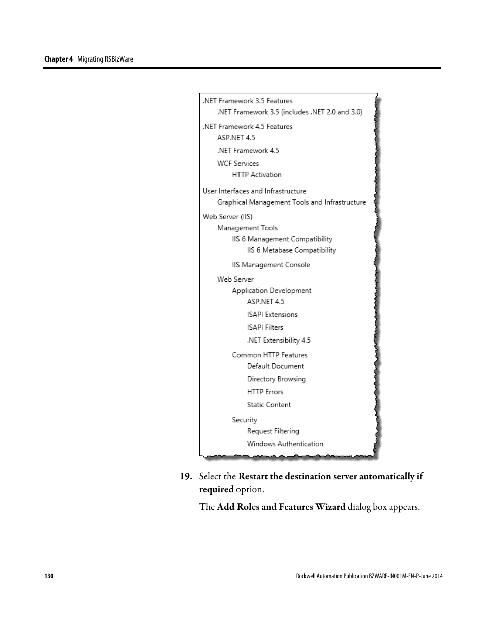 Rockwell Automation RSBizWare Administration Guide User Manual | Page 130 / 312