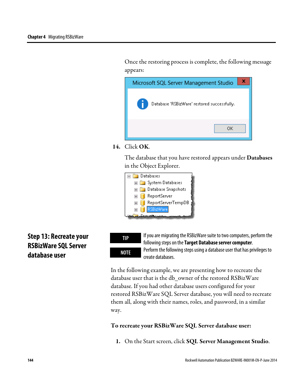 Rockwell Automation RSBizWare Administration Guide User Manual | Page 144 / 312