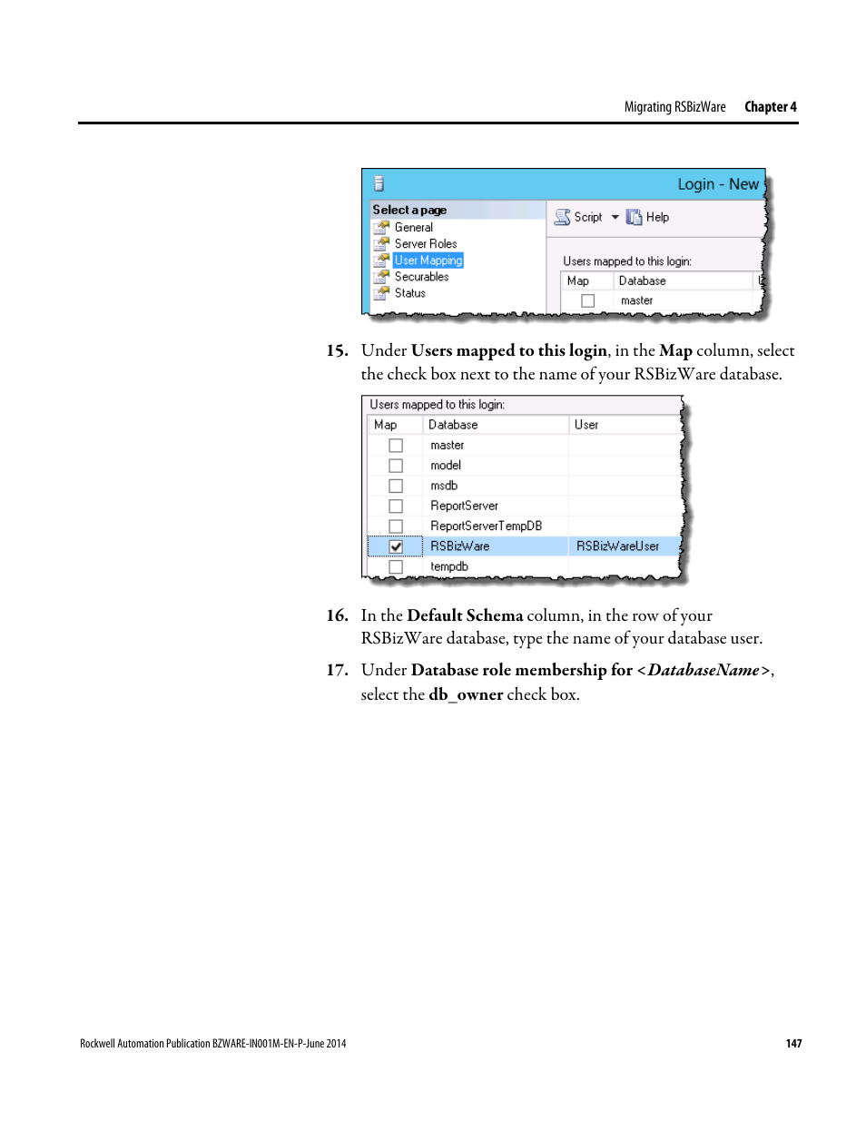 Rockwell Automation RSBizWare Administration Guide User Manual | Page 147 / 312