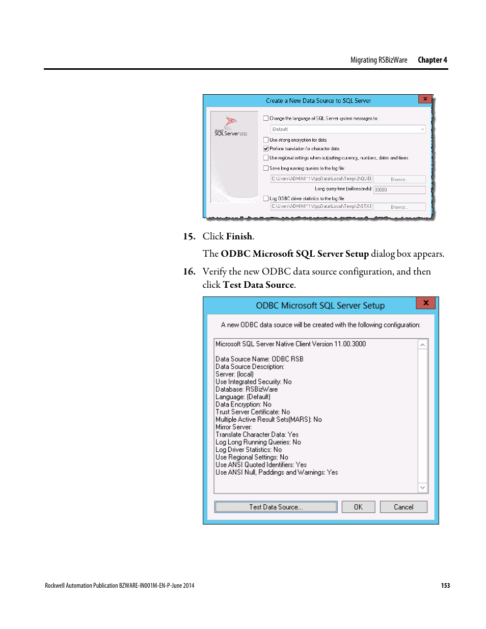 Rockwell Automation RSBizWare Administration Guide User Manual | Page 153 / 312