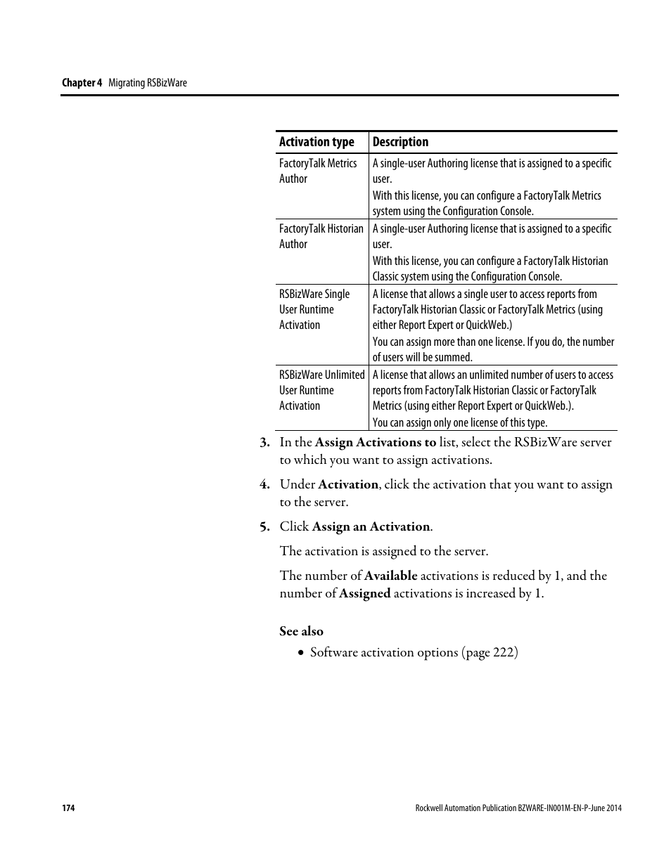 Rockwell Automation RSBizWare Administration Guide User Manual | Page 174 / 312